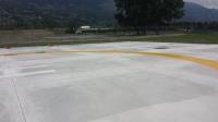 Caserme VDA Aosta:Realizzazione di segnaletica su pista di atterraggio elicottero-fine lavori